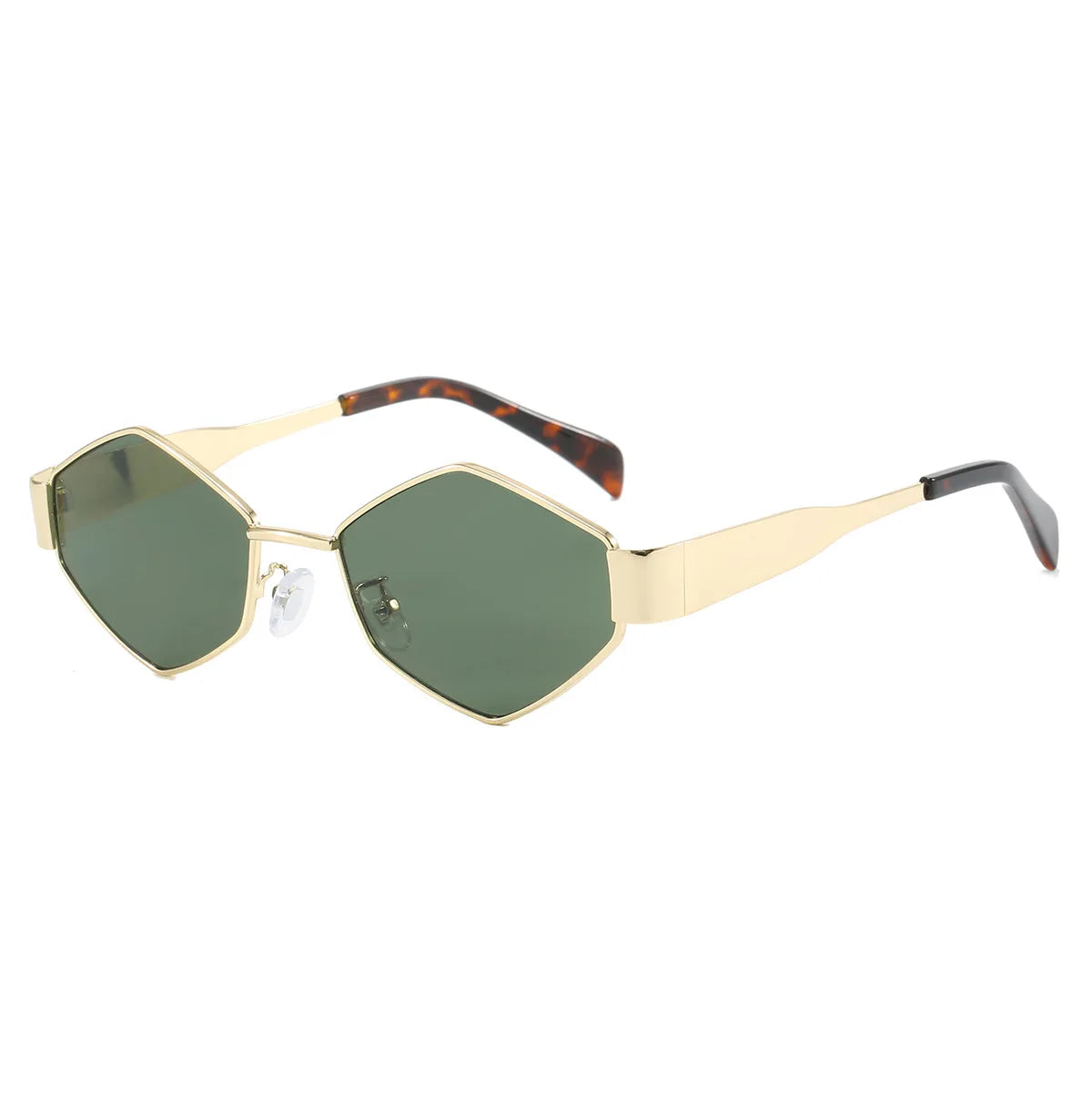 Gafas de Sol Poligonales con Marco Pequeño Estilo Clásico Vintage