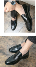 Mocasines de Cuero para Hombre | Talla Grande 48 | Clásicos para Fiesta y Oficina | Tico Trendy