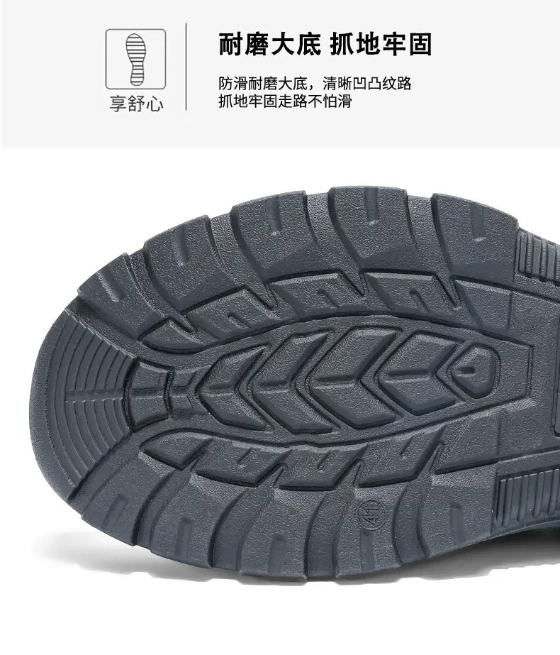 Mocasines Lona Hombre 2025 ∣ Sin Cordones ∣ Suela Gruesa Ligera