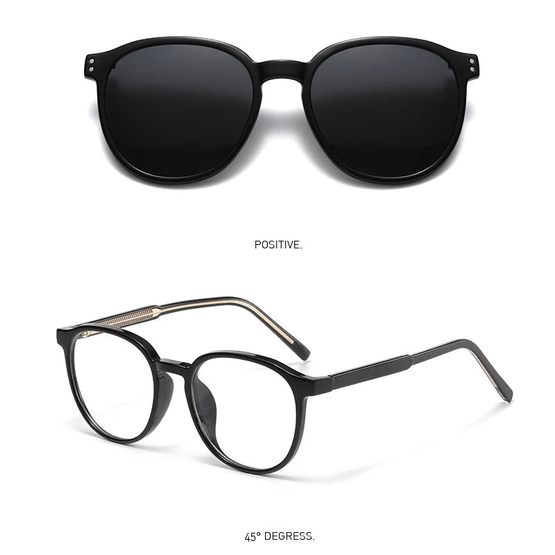 Gafas de Sol Cuadradas Polarizadas 2 en 1 | Montura TR90 | Lentes Magnéticas