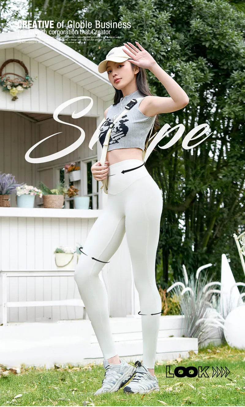 Leggings Piel Tiburón Push Up | Adelgazamiento Cintura Alta Sexy | Deporte Fitness P-O | Ticotrendy