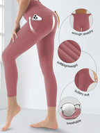 Leggings Yoga Talla Grande | Cintura Alta con Bolsillos | Levantamiento de Glúteos | Tico Trendy