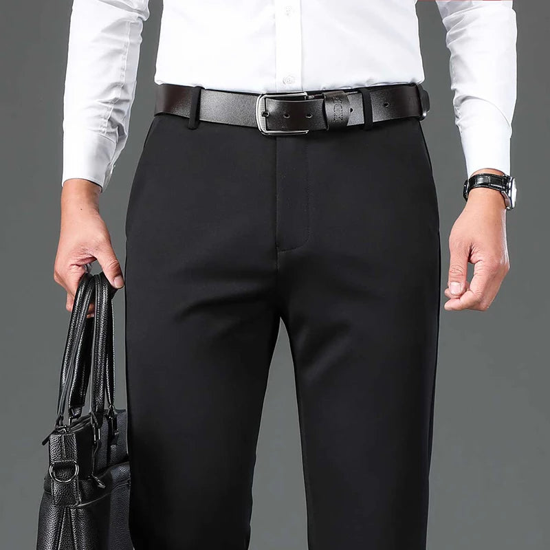Pantalones de Traje para Hombre | Colores Negro, Azul Marino y Gris  | Ticotrendy