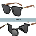 Gafas de Sol Polarizadas CATERSIDE | Montura TR90 y Patillas de Madera | UV400