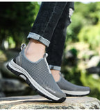 Mocasines Casuales Hombre | Malla Respirable Ligera Confort Estilo Tico | Talla Grande
