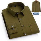Camisa  Algodón | Smart Casual | Ajuste Regular | Bolsillo | Vintage | Ticotrendy