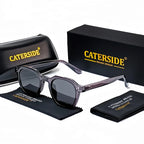 Gafas de Sol Polarizadas Caterside | Montura Cuadrada de Acetato | Nueva Actualización