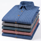 Camisa Algodón | Manga Larga | Ajuste Formal | Rayas/Cuadros | Oficina | Ticotrendy