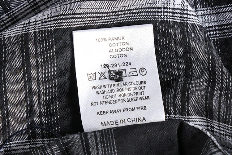 Camiseta Cuadros Vintage Hombre | Algodón Lavado | Dos Bolsillos | Estilo Costa Oeste | Ticotrendy