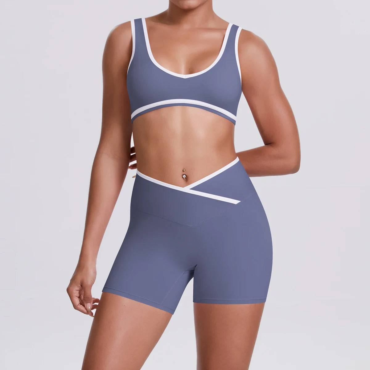 Conjunto Deportivo Mujer 2 Piezas | Yoga Gimnasio | Secado Rápido Ajuste Delgado