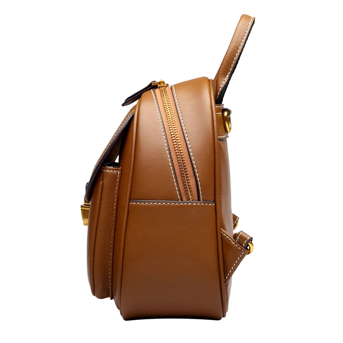 LAORENTOU-mochila de cuero dividido para mujer, bolso de mano para chica, de gran capacidad, para ir al trabajo, ocio, viaje, 2025