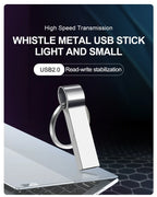 Memoria USB Mini Metal | Llavero USB 2.0 | Regalo Creativo | Ticotrendy