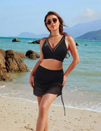 Bikini de Malla con Cordón 2025 | Una Pieza | Color Sólido
