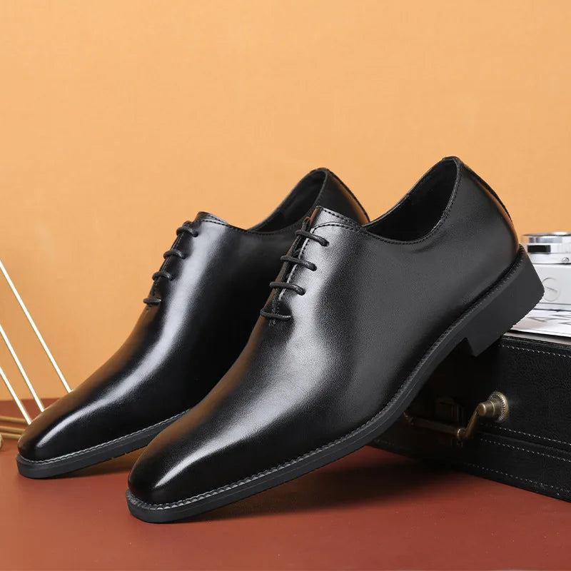 Zapatos Formales para Hombre 2026 | Primavera Otoño con Cordones | Zapatos de Boda y Negocios | Tico Trendy