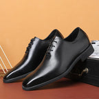 Zapatos Formales para Hombre 2026 | Primavera Otoño con Cordones | Zapatos de Boda y Negocios | Tico Trendy