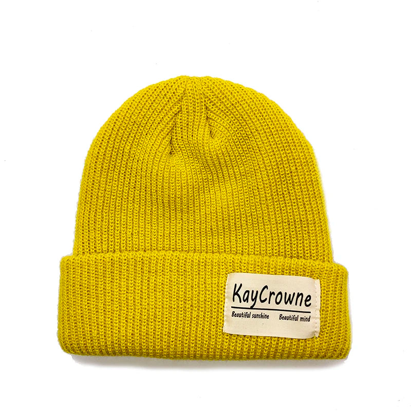 Gorro Punto Grueso Cálido Acrílico Térmico Invierno | Esquí Montar Casual Unisex