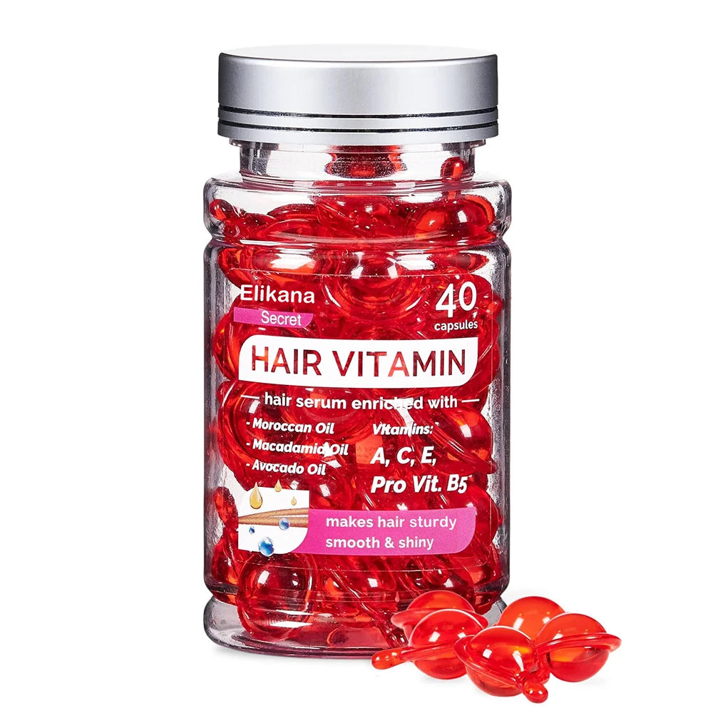 Aceite de nuez para el cuidado del cabello, aceite esencial, cápsula acondicionadora para el cabello marroquí, mejora la reparación del cabello seco y rizado, esencia sin lavado suave y brillante