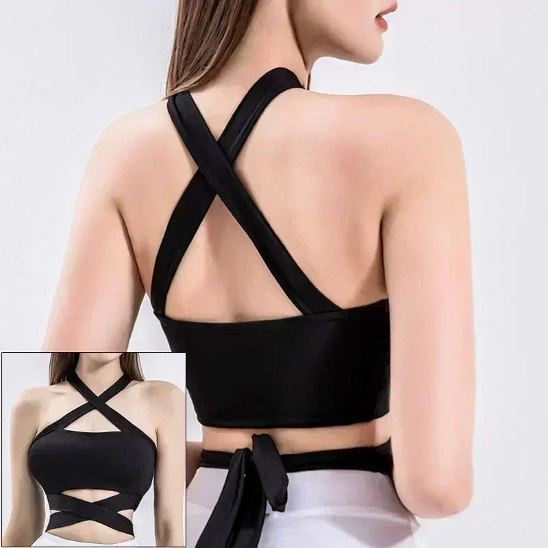 Top Sujetador Deportivo para Mujer | Cremallera Frontal y Realce | Top de Yoga y Fitness
