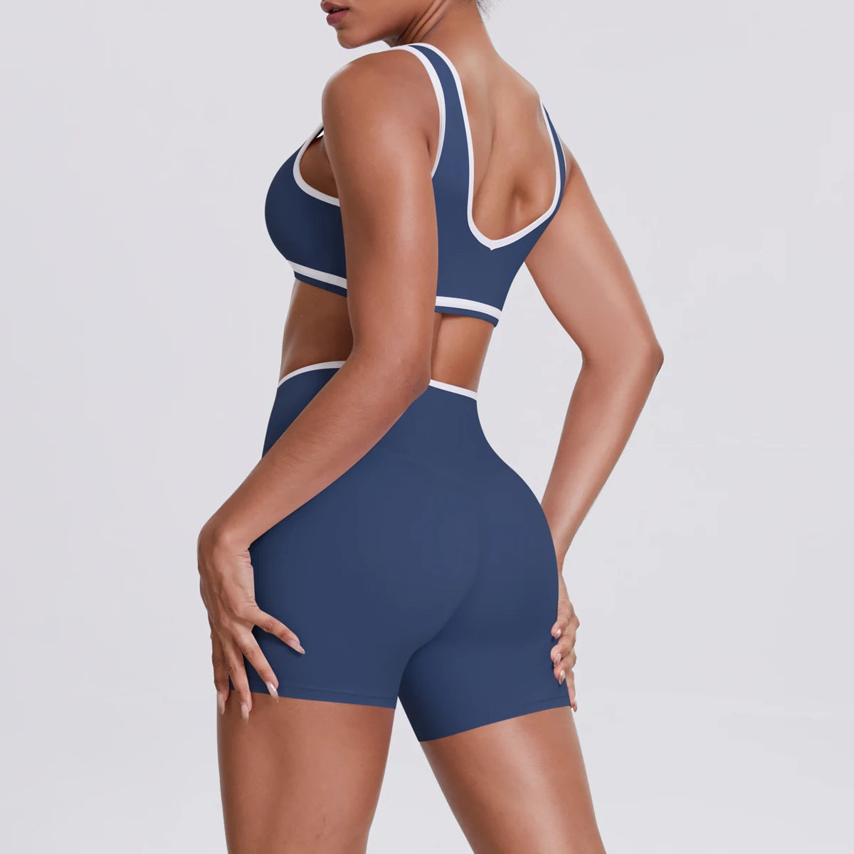 Conjunto Deportivo Mujer 2 Piezas | Yoga Gimnasio | Secado Rápido Ajuste Delgado
