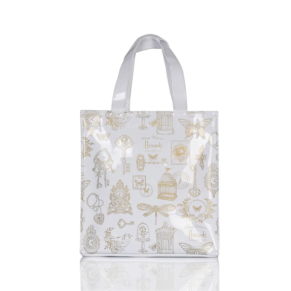 Monederos de compras de PVC a la moda, bolso de compras reutilizable de gran capacidad para mujer, bolso de playa ecológico impermeable