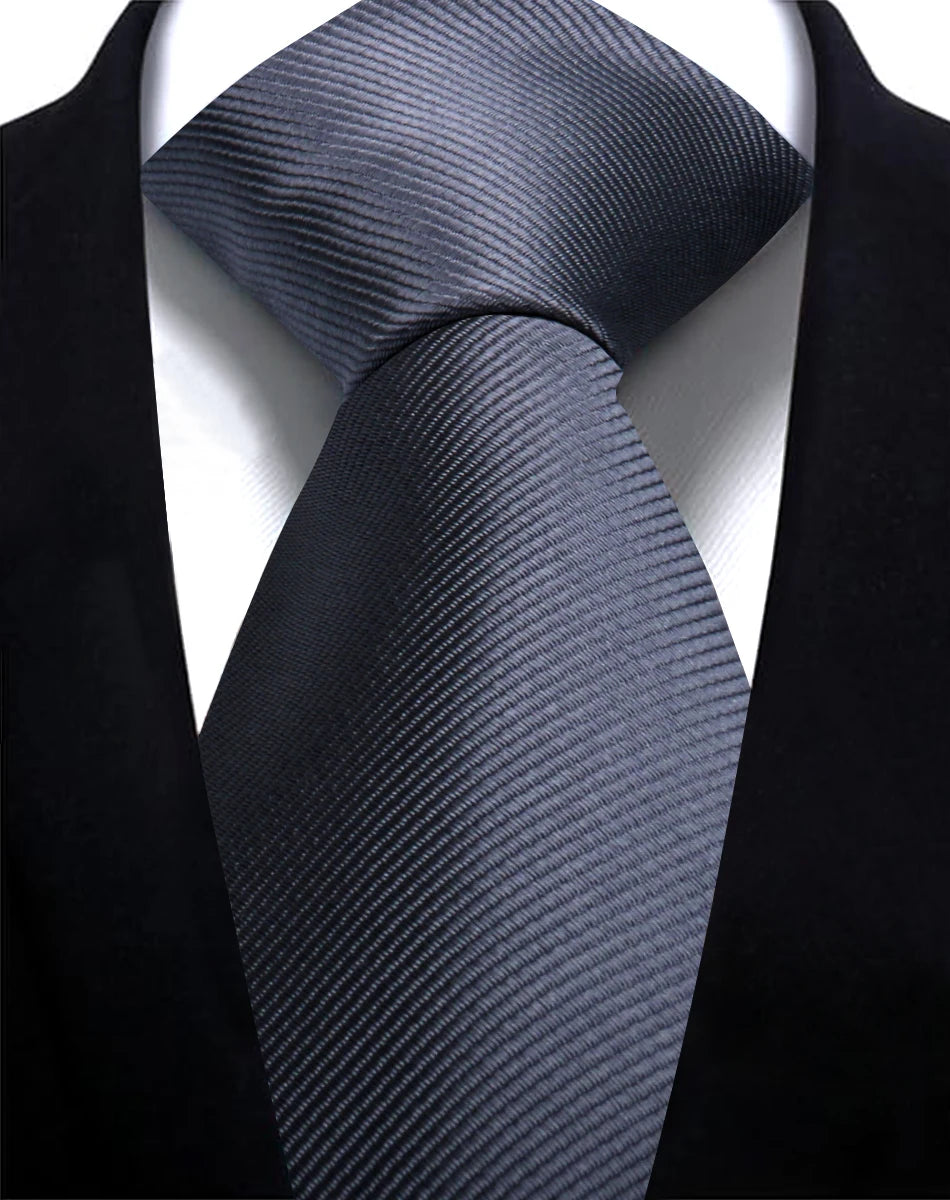 Corbata Lisa De Poliéster Negocios Boda Accesorio De Moda