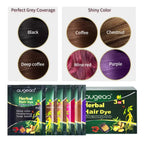 Champú Tinte Natural Base de Hierbas | Cubre Canas Rápidamente | 6 Colores | Tico-Trendy
