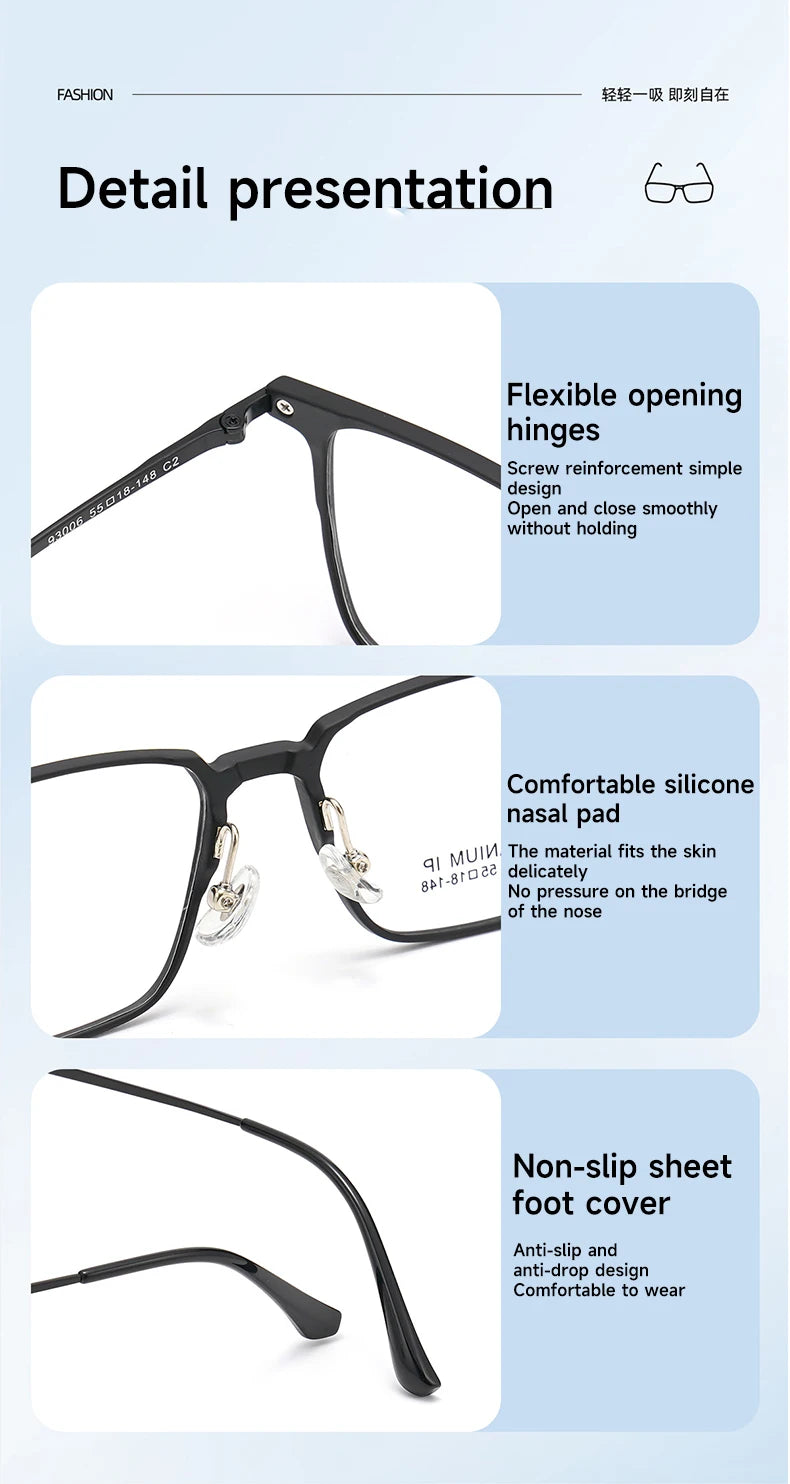 VKYEE, nuevas gafas de sol polarizadas con Clip magnético para hombres y mujeres, gafas de lectura ópticas, se pueden personalizar con prescripción F93006