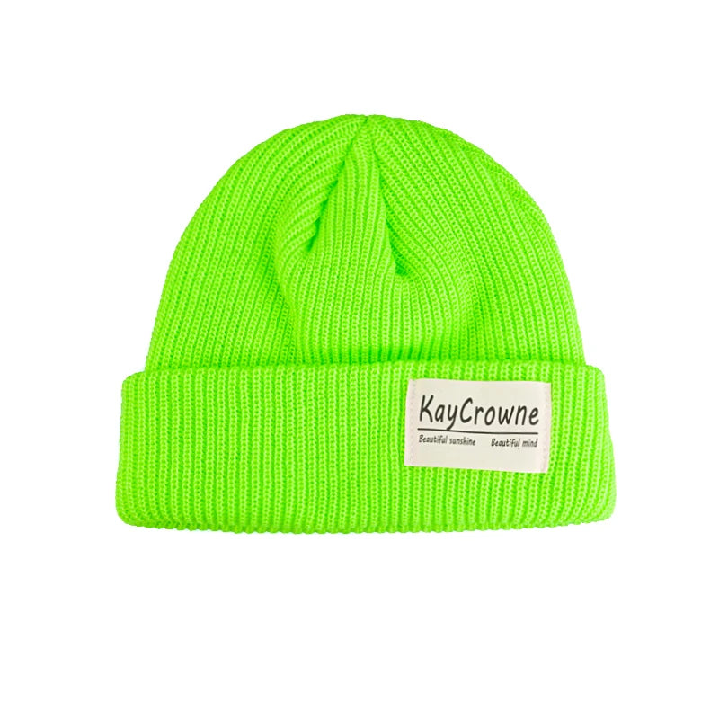 Gorro Punto Grueso Cálido Acrílico Térmico Invierno | Esquí Montar Casual Unisex