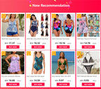 Tankini Talla Grande 5XL | Estampado | Tirantes y Espalda Descubierta