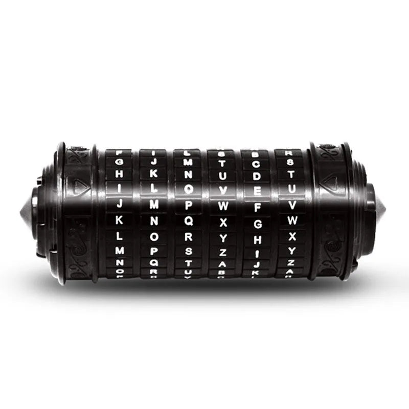 Cerradura de código Cryptex Da Vinci con compartimento oculto para anillos de dinero, joyería, regalos sorpresa románticos creativos interesantes