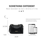 LAORENTOU bolso de hombro para mujer de piel auténtica 2025 Otoño Invierno bolso cruzado clásico bolso de moda que combina con todo elegante Oficina