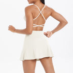 Conjunto Deportivo Yoga 2 Piezas | Ticotrendy Sujetador Shorts Mujer Estilo Fitness