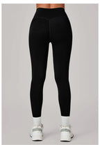 VEQKING Pantalones de Yoga de Cintura Alta para Mujer, Leggings Deportivos con Efecto Scrunch Oculto, de Secado Rápido, Mallas de Gimnasio Suaves para Entrenamiento y Running