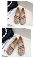 Mocasines de Diseñador con Punta Cuadrada | Ajuste Ancho | Cuero Suave | Novedad
