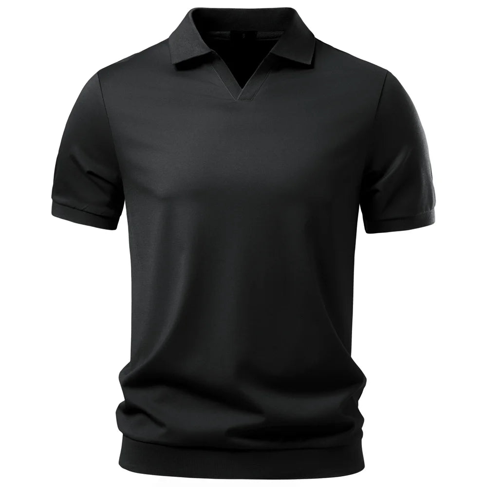 Polo Sedoso Transpirable Hombre | Estilo Elegante Fresco | Tallas S-XXL | Tico Trendy