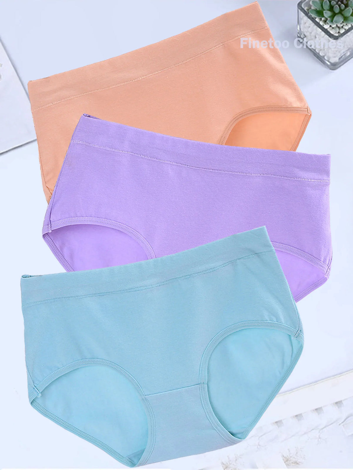3 Paquete Bragas Talla Grande | Algodón Sin Costuras | Tico Trendy