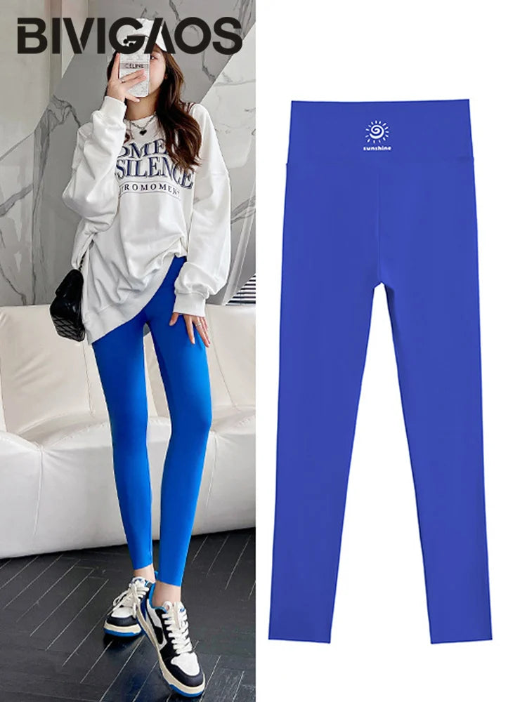 Leggings Piel Tiburón Estampado | Multicolor Cintura Alta | Elástico Mallas Deportivas | Ticotrendy