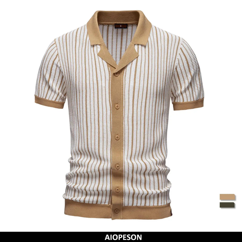 Polo Malla Panel Contraste Hombre | Cuello Vuelto Transpirable | Tallas S-XXL | Tico Trendy