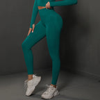 Pantalones Yoga Sin Costuras para Mujer | Secado Rápido y Cintura Alta | Fruncido en el Trasero | Tico Trendy