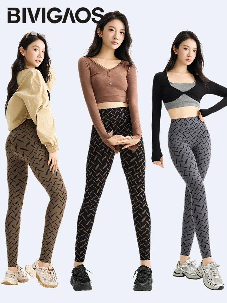 Leggings Piel Tiburón Estrellas | Impresión Cielo Elástico | Cintura Alta Correr Yoga P-O | Ticotrendy