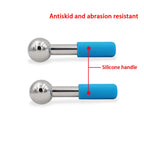 Rodillo de Metal mágico de acero inoxidable para terapia de frío, rodillo de belleza Facial de enfriamiento de oro rosa para la piel, gran oferta