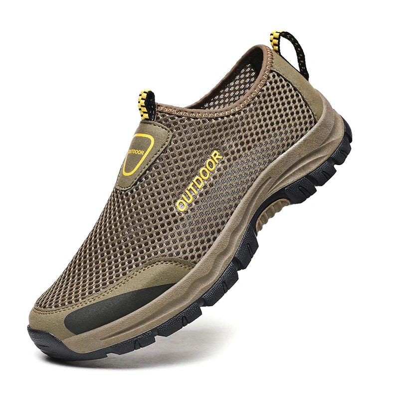 Mocasines Casuales Hombre | Malla Respirable Ligera Confort Estilo Tico | Talla Grande