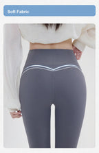 Pantalón Acampanado Curva Raya | Micro Flare Tobillo Dividido | Piel Tiburón Cintura Alta Sexy