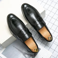 Mocasines de Cuero para Hombre | Talla Grande 48 | Clásicos para Fiesta y Oficina | Tico Trendy
