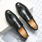 Mocasines de Cuero para Hombre | Talla Grande 48 | Clásicos para Fiesta y Oficina | Tico Trendy