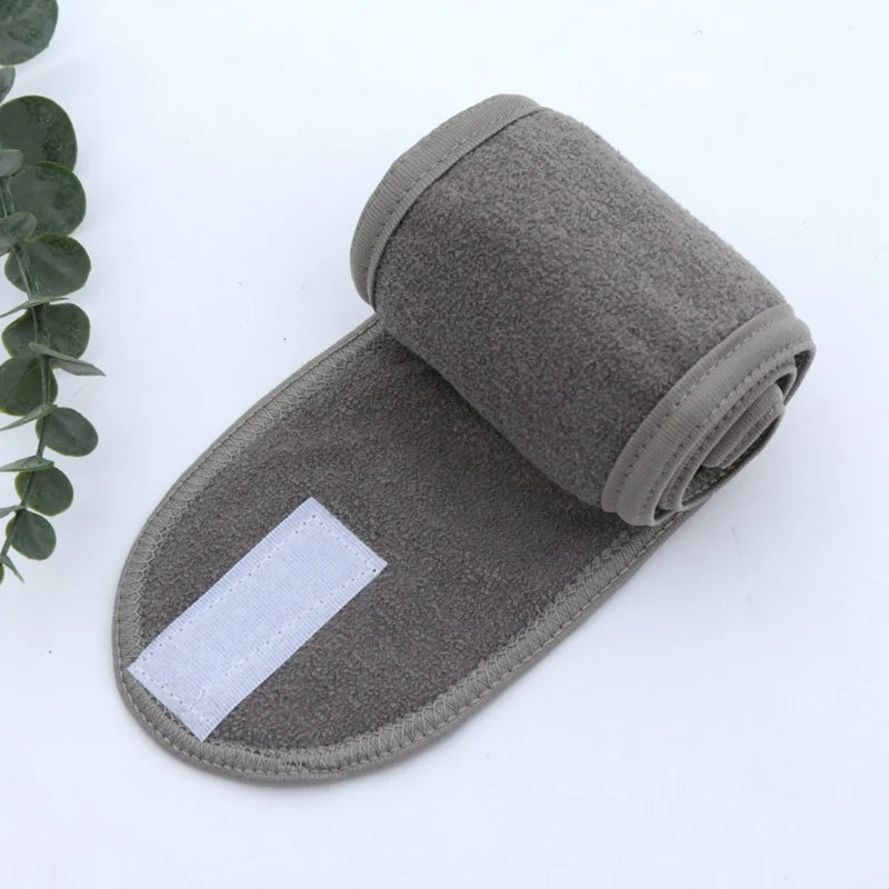 Banda para la cabeza para mujer, diadema ajustable para SPA, Yoga Facial, maquillaje para baño, banda para el cabello para lavado de cara, toalla suave, accesorios de maquillaje para el cabello