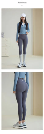 Leggings Piel Tiburón Curva 3D | Doble V Push Up Cintura Alta | Fitness Yoga Primavera | Ticotrendy