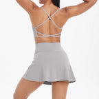 Conjunto Deportivo Yoga 2 Piezas | Ticotrendy Sujetador Shorts Mujer Estilo Fitness