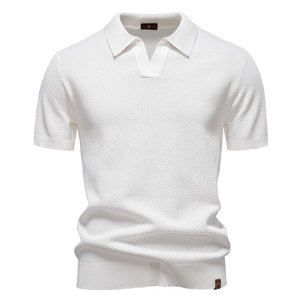 Polo Transpirable Elástico Hombre | Manga Corta Ligero Verano | Tallas S-XXL | Tico Trendy