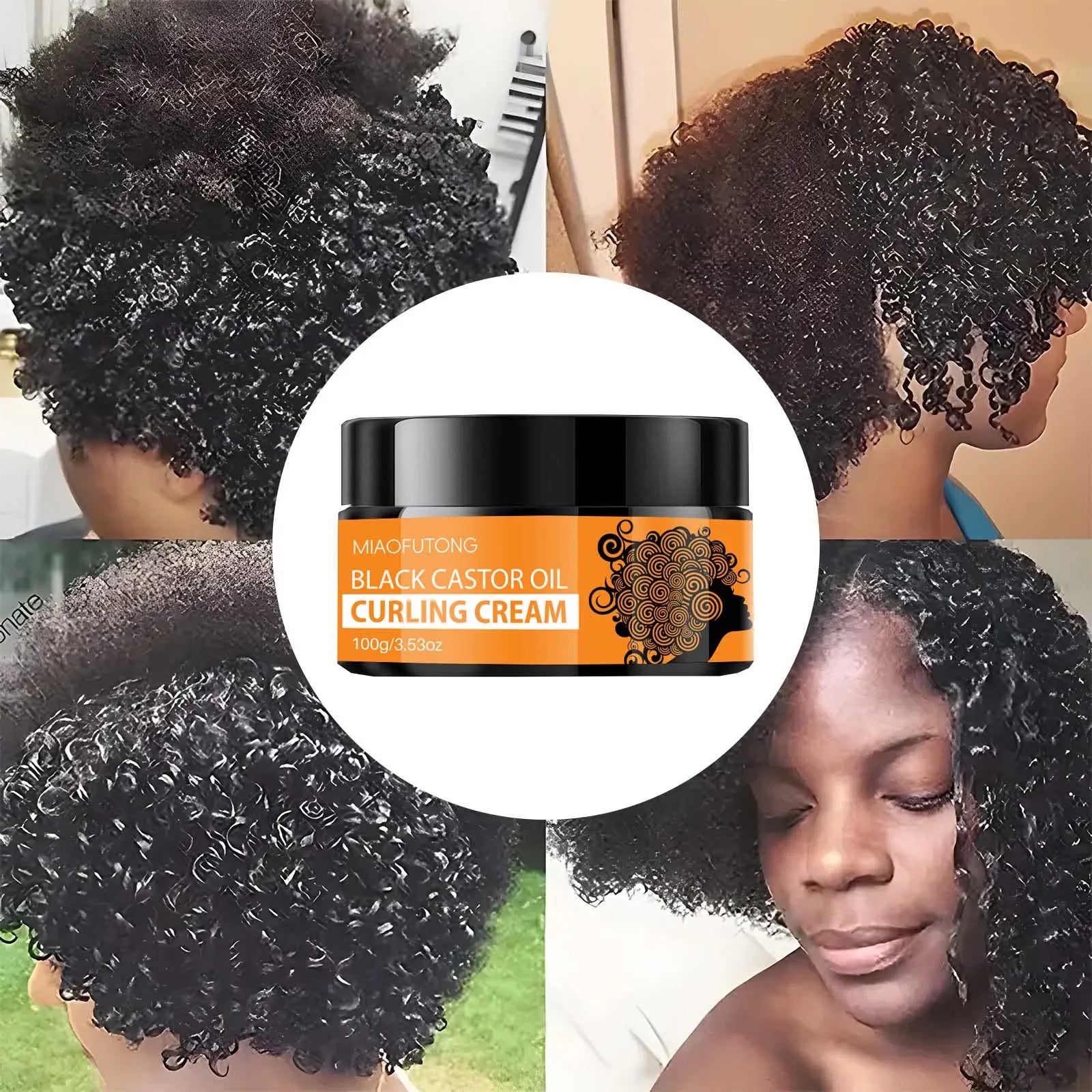 Aceite de Ricino Negro | Hidrata y Define Rizos | Repara Cabello Seco y Enredos